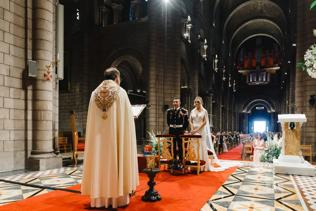 Mariage cathédrale Monaco - Cérémonie religieuse autel