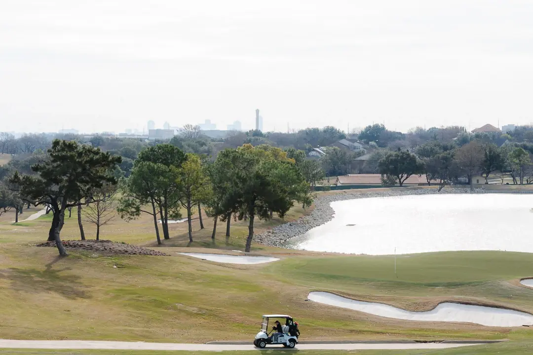 Destination wedding - Paysage golf skyline réception Dallas