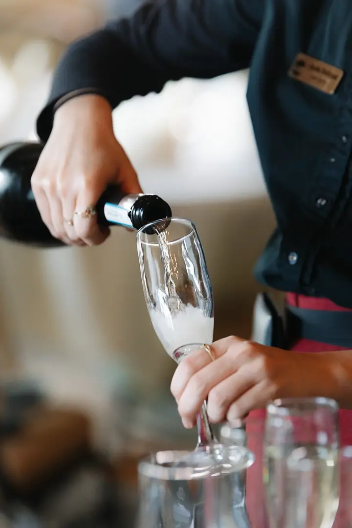 Wedding photography - Service champagne détail réception