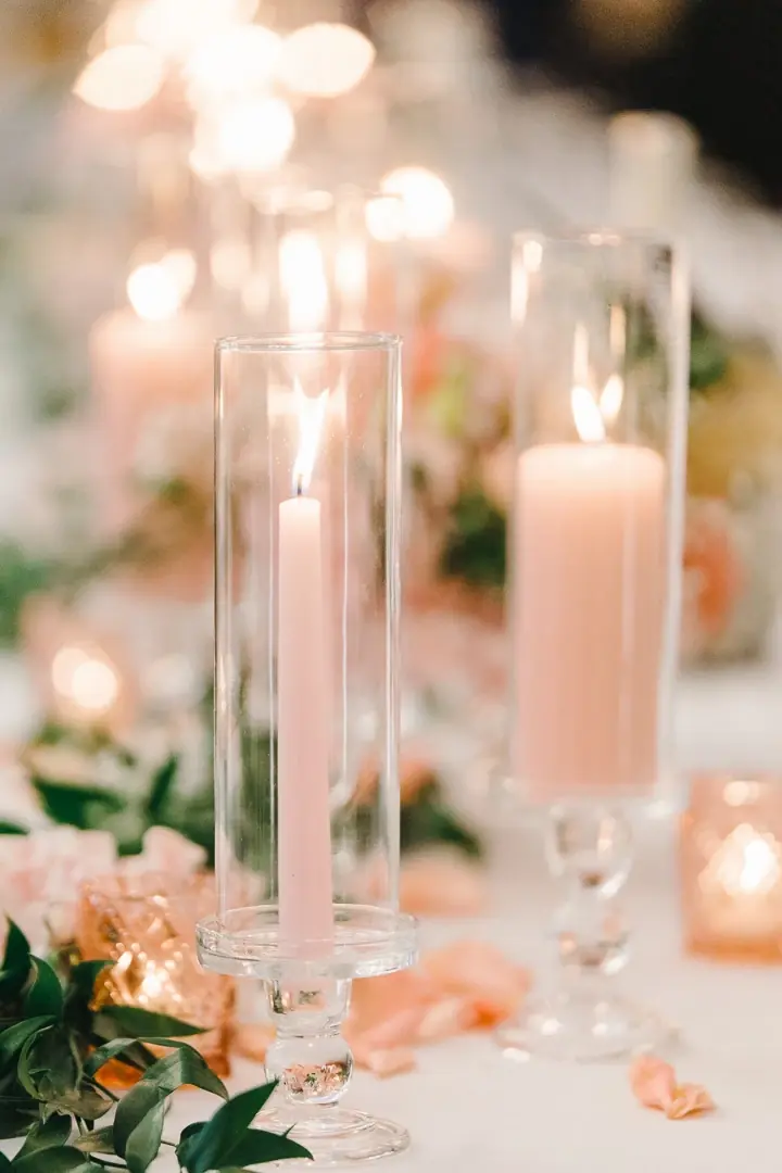 Mariage cathédrale - Bougies ambiance romantique