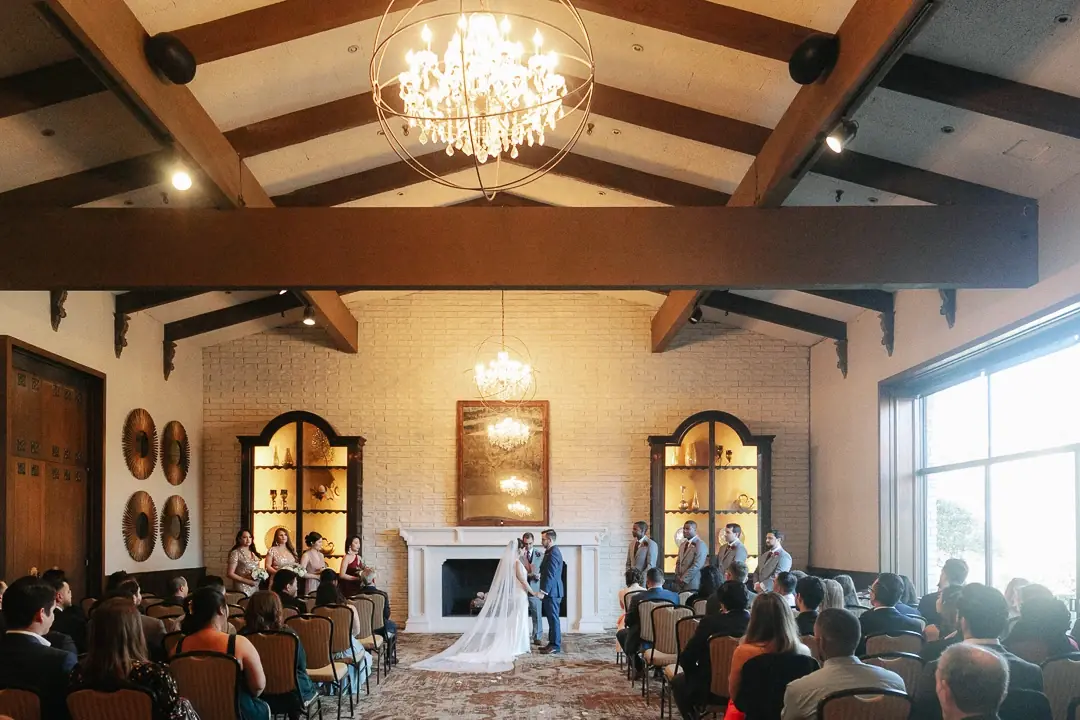 Destination wedding - Vue ensemble cérémonie ranch Dallas