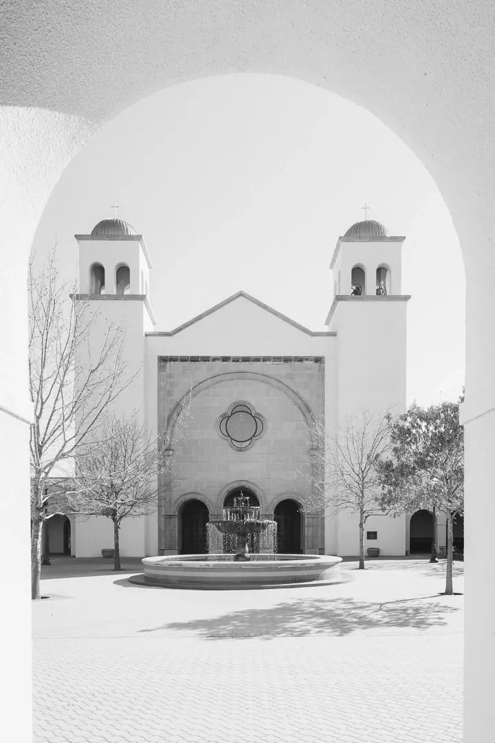 Mariage Texas - Architecture église catholique Dallas